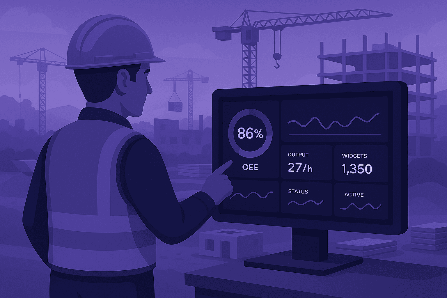 Meddle for Construction and Prefabrication: Smart Yards and Process Visibility